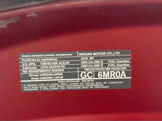 2020 Nissan Rogue Sport S