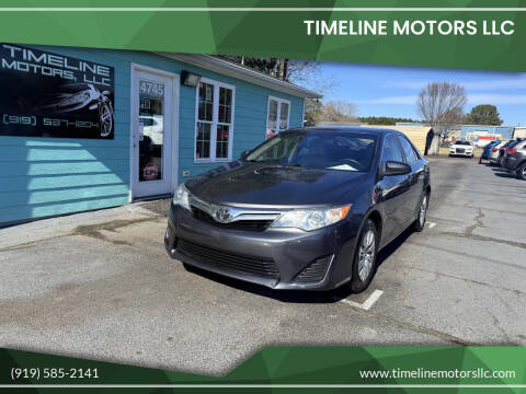 2013 Toyota Camry for sale at Timeline Motors LLC in Clayton NC