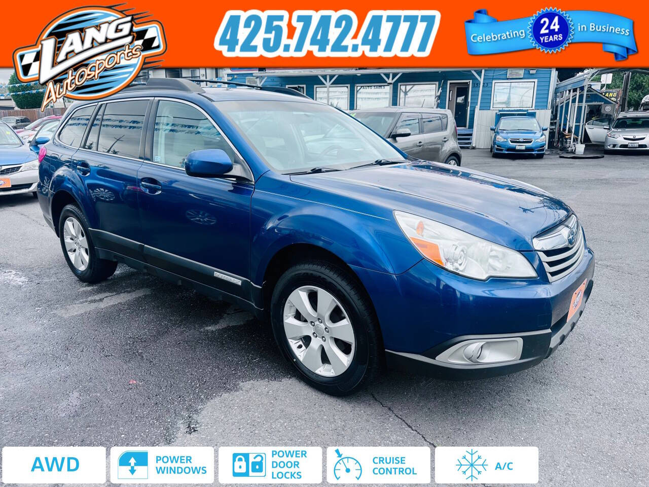 2010 Subaru Outback for sale at Lang Autosports in Lynnwood, WA