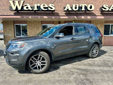2018 Ford Explorer for sale at Wares Auto Sales INC in Traverse City MI