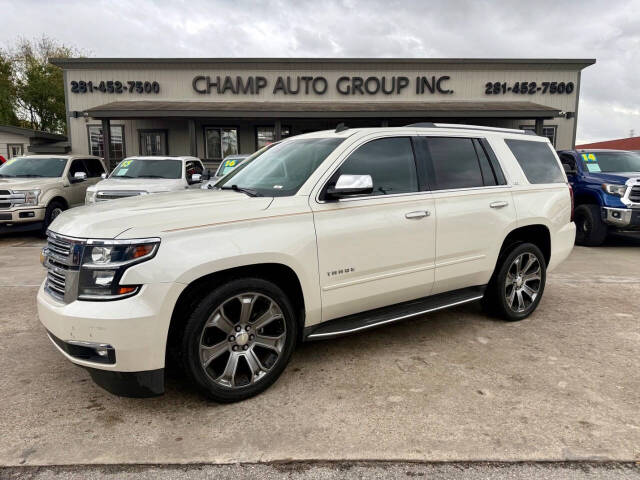 2015 Chevrolet Tahoe for sale at Champ Auto Group Inc in Channelview, TX