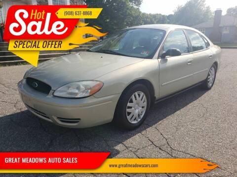 2007 Ford Taurus for sale at GREAT MEADOWS AUTO SALES in Great Meadows NJ