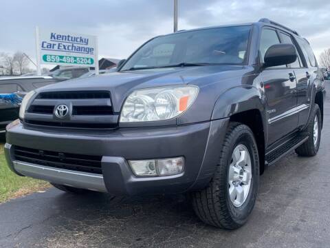 2003 Toyota 4Runner for sale at Kentucky Car Exchange in Mount Sterling KY