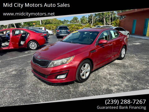 2014 Kia Optima for sale at Mid City Motors Auto Sales in Fort Myers FL