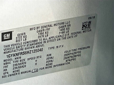 2017 Cadillac XT5 Platinum