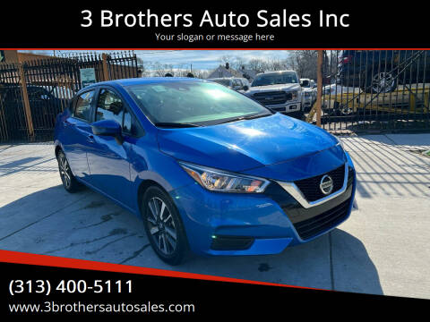 2021 Nissan Versa for sale at 3 Brothers Auto Sales Inc in Detroit MI