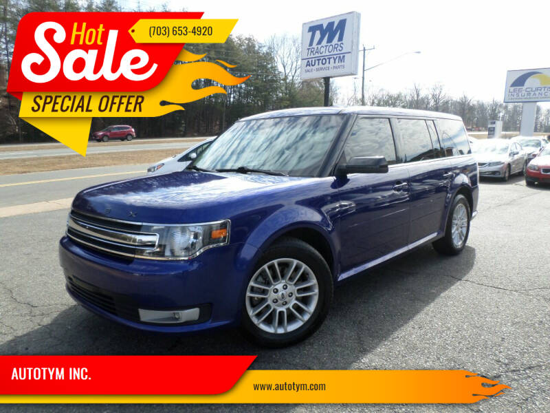 2014 Ford Flex for sale at AUTOTYM INC. in Fredericksburg VA