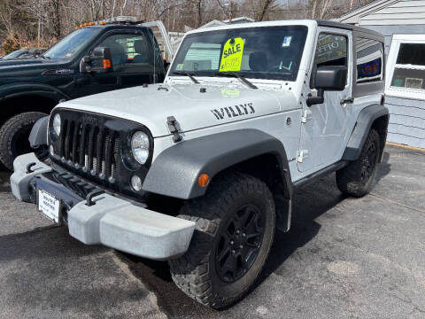 2017 Jeep Wrangler for sale at Route 4 Motors INC in Epsom NH