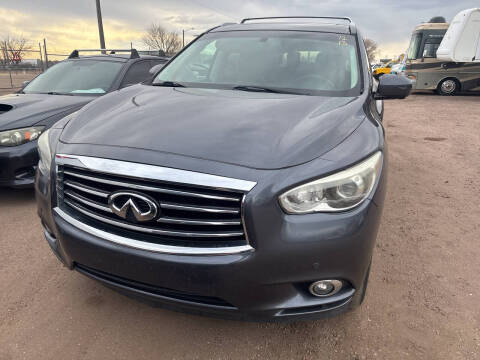 2013 Infiniti JX35 for sale at PYRAMID MOTORS - Fountain Lot in Fountain CO