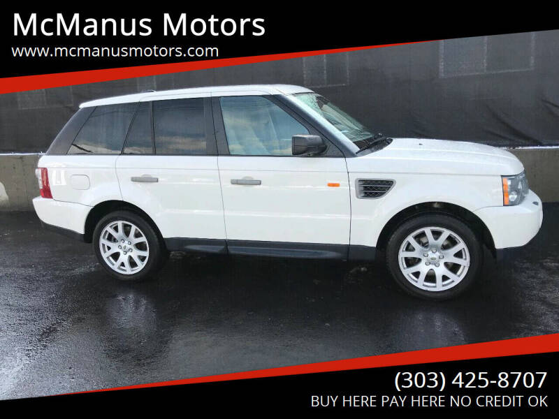 2008 Land Rover Range Rover Sport for sale at McManus Motors in Wheat Ridge CO