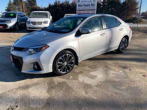 2014 Toyota Corolla for sale at GREENFIELD AUTO SALES in Greenfield IA