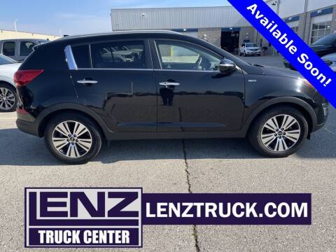 2015 Kia Sportage for sale at LENZ TRUCK CENTER in Fond Du Lac WI