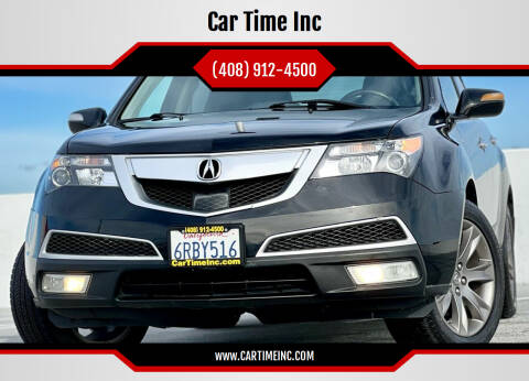 2011 Acura MDX for sale at Car Time Inc in San Jose CA