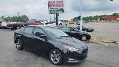 2018 Ford Focus for sale at FIRST CHOICE AUTO Inc in Middletown OH