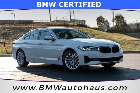 2021 BMW 5 Series for sale at Autohaus Group of St. Louis MO - 3015 South Hanley Road Lot in Saint Louis MO