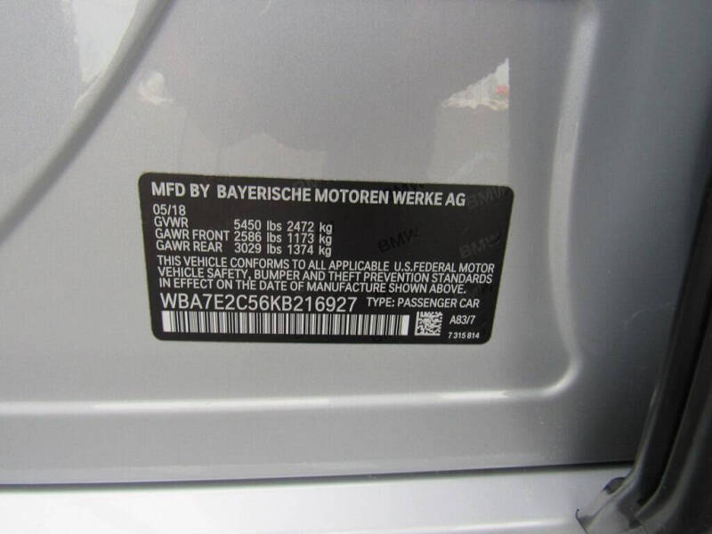 2019 BMW 7 Series 740i