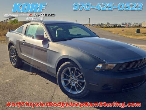 2012 Ford Mustang for sale at Tony Peckham @ Korf Motors in Sterling CO