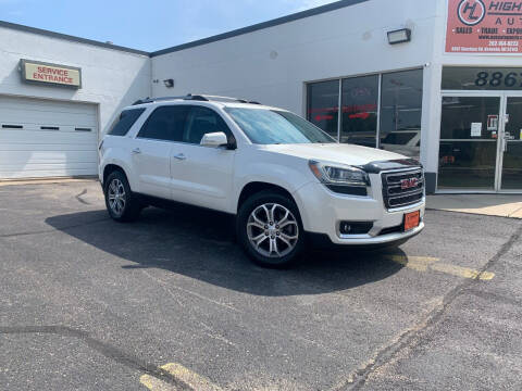 2013 GMC Acadia for sale at HIGHLINE AUTO LLC in Kenosha WI