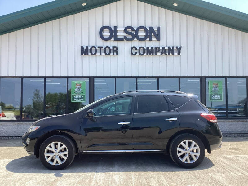 2012 Nissan Murano for sale at Olson Motor Company in Morris MN