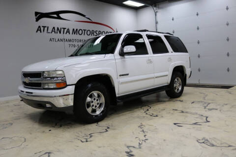 2002 Chevrolet Tahoe for sale at Atlanta Motorsports in Roswell GA