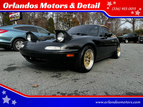 1994 Mazda MX-5 Miata for sale at Orlandos Motors & Detail in Winston Salem NC