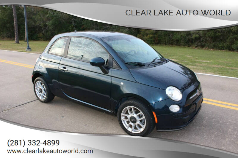 2015 FIAT 500 for sale at Clear Lake Auto World in League City TX