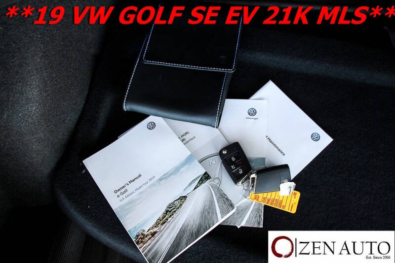 2019 Volkswagen e-Golf SE