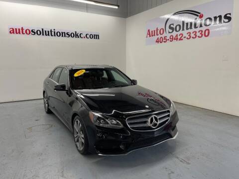 2016 Mercedes-Benz E-Class for sale at Auto Solutions in Warr Acres OK