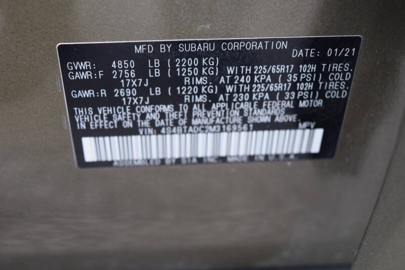 2021 Subaru Outback Premium