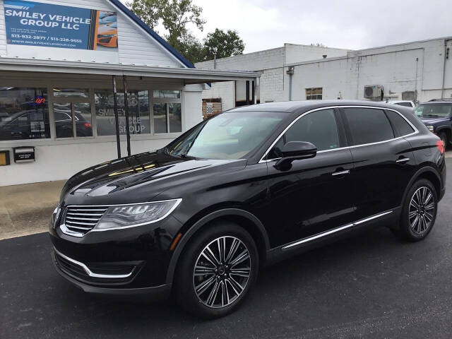 2017 Lincoln MKX for sale at Smiley Vehicle Group in Lebanon, OH