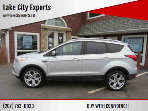 2019 Ford Escape for sale at Lake City Exports in Auburn ME