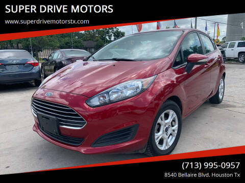 2014 Ford Fiesta for sale at SUPER DRIVE MOTORS in Houston TX