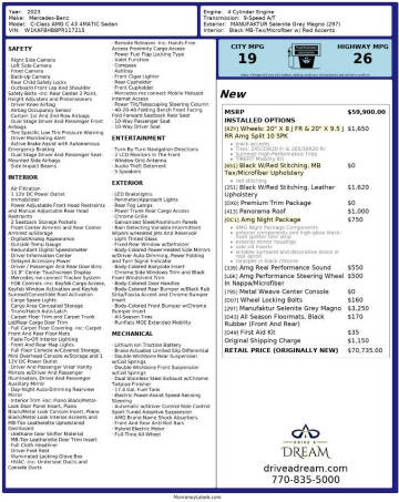 2023 Mercedes-Benz C-Class AMG C 43