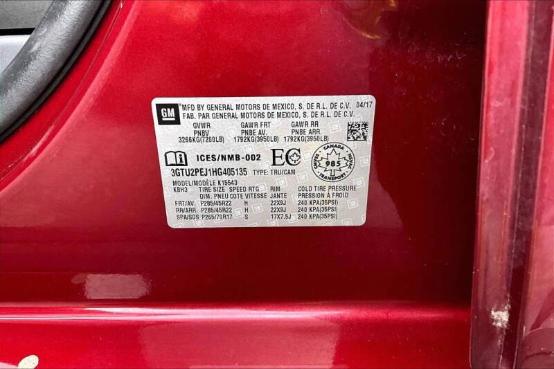 2017 GMC Sierra 1500
