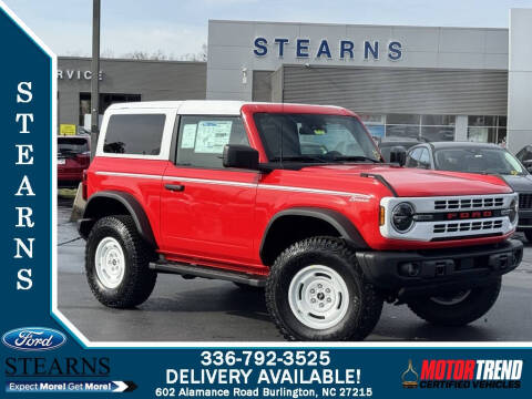 2024 Ford Bronco for sale at Stearns Ford in Burlington NC