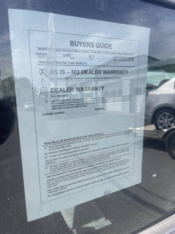 2011 Nissan cube 1.8 S