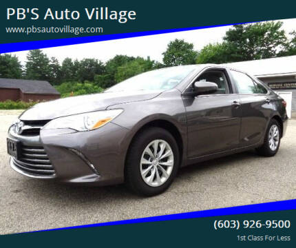 2017 Toyota Camry for sale at PB'S Auto Village in Hampton Falls NH