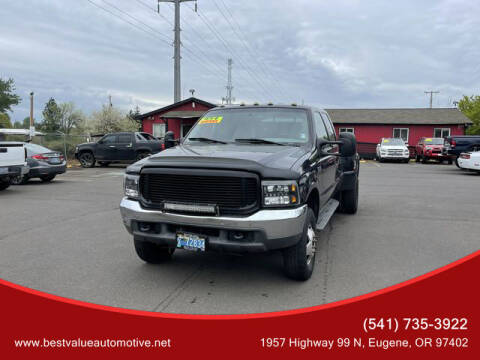 1999 Ford F-350 Super Duty for sale at Best Value Automotive in Eugene OR