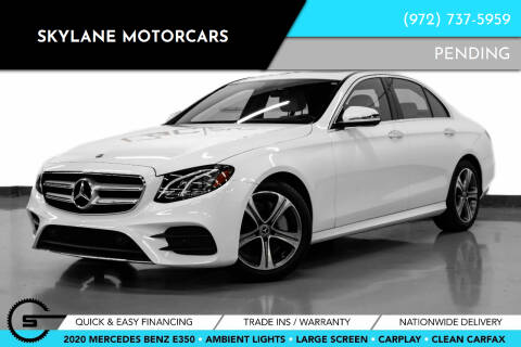 2020 Mercedes-Benz E-Class for sale at Skylane Motorcars in Carrollton TX