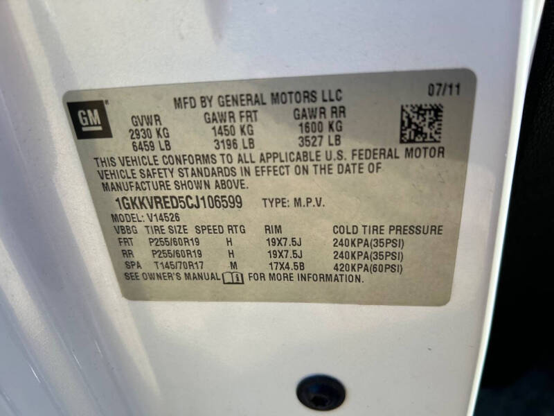 2012 GMC Acadia SLT-1