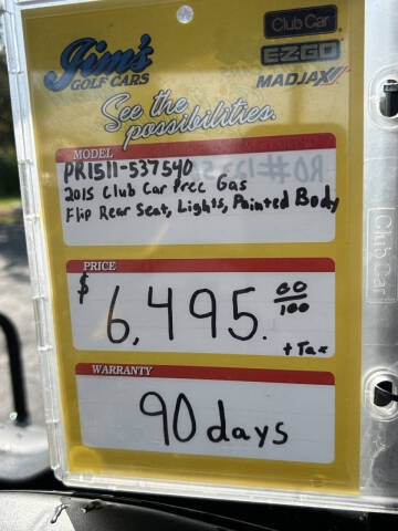 2015 Club Car Precedent