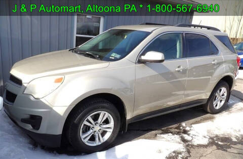 2013 Chevrolet Equinox for sale at J & P Auto Mart in Altoona PA