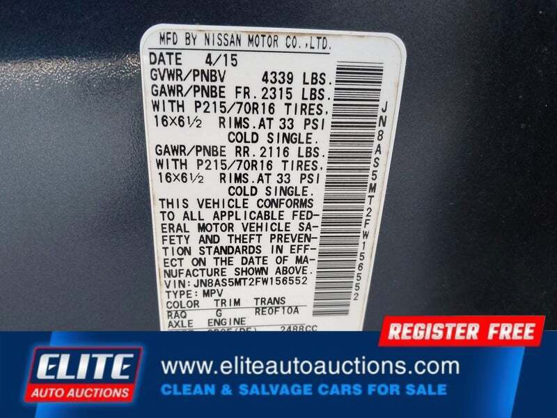 2015 Nissan Rogue Select S