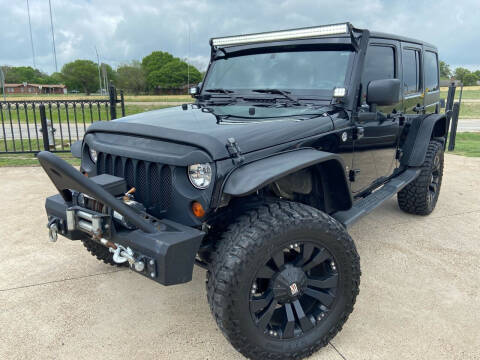 2011 Jeep Wrangler Unlimited for sale at Texas Luxury Auto in Cedar Hill TX