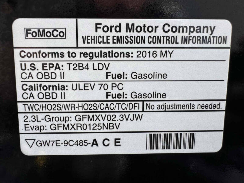 2016 Ford Mustang EcoBoost