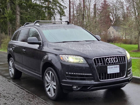 2015 Audi Q7 for sale at CLEAR CHOICE AUTOMOTIVE in Milwaukie OR