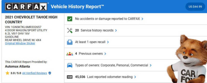2021 Chevrolet Tahoe High Country