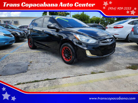 2012 Hyundai Accent for sale at TransCopacabana.Com in Hollywood FL