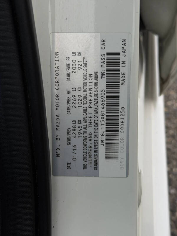 2016 Mazda MAZDA6 i Touring