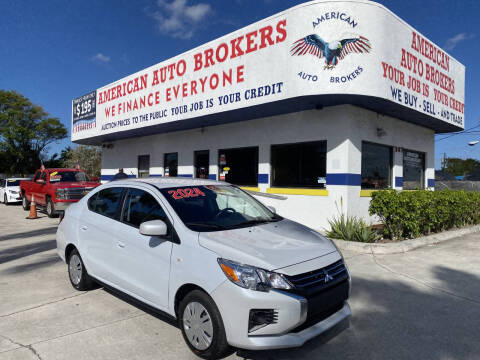 2024 Mitsubishi Mirage G4 for sale at American Auto Brokers in West Palm Beach FL